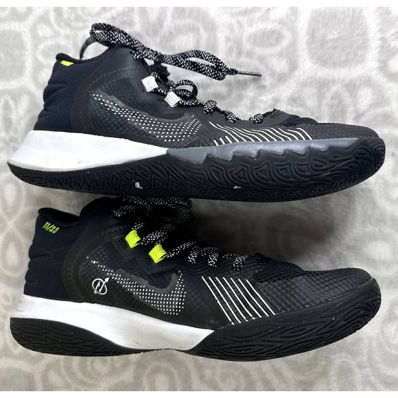 Nike Kyrie Flytrap 5 GS Black Cool Gray Shoes Size 7Y #DD0340-002 - Picture 4 of 12
